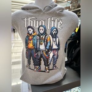 Thug Life Scream, Michael Meyers Halloween hoodie